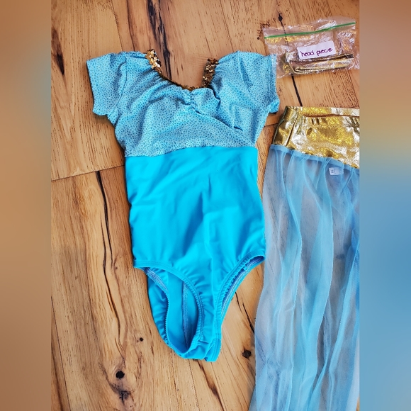 Nwt size 12/14 girls Princess Jasmine Dance Costume - Picture 3 of 4